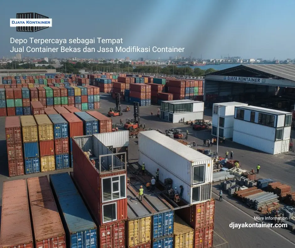 Depo Djaya Kontainer Jual Container Bekas dan Jasa Modifikasi Container Profesional Depo Djaya Kontainer Jual Container Bekas dan Jasa Modifikasi Container Profesional