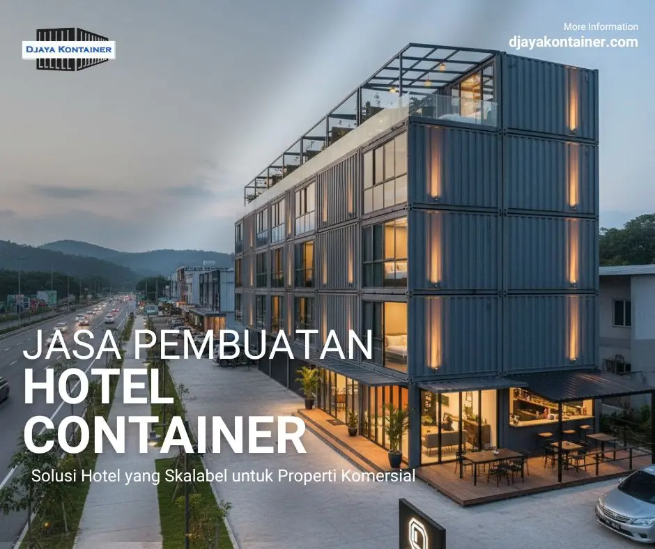 Djaya Kontainer Jasa Pembuatan Hotel Container Djaya Kontainer Jasa Pembuatan Hotel Container