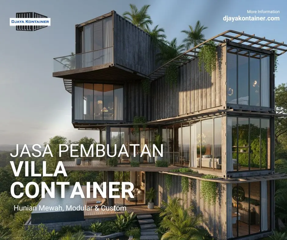 Djaya Kontainer Jasa Pembuatan Villa Container Djaya Kontainer Jasa Pembuatan Villa Container