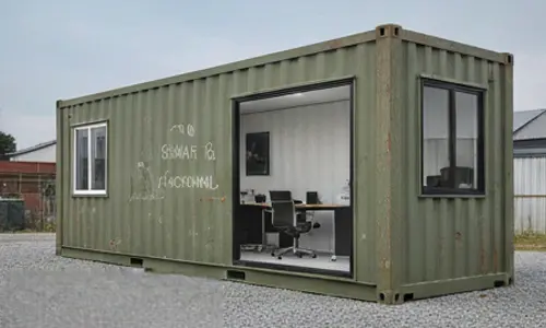 Kantor Lapangan dari Modifikasi Container Bekas Kantor Lapangan dari Modifikasi Container Bekas