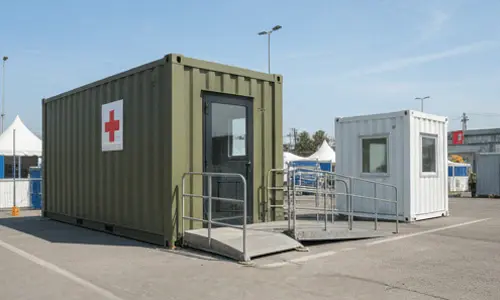 Klinik dan Pos Jaga dari Modifikasi Container Bekas Klinik dan Pos Jaga dari Modifikasi Container Bekas